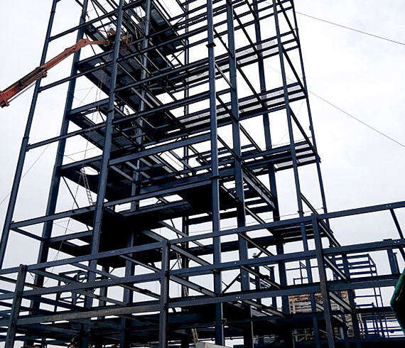 Process Tower at Dahej